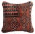 Turkish Oushak Rug Pillow Cover 13'' X 13'' For Sale