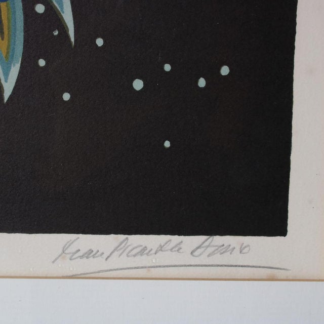 Vintage French Lithography by Jean Picart Le Doux, 1950s For Sale - Image 3 of 10