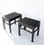 Pair of 19th Century Black Lacquered Side Tables For Sale - Image 4 of 4