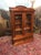 Victorian Antique Victorian Bookcase, Walnut Bookshelf With Glass Doors For Sale - Image 3 of 18
