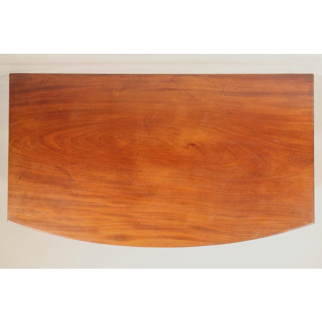 Early 19th Century George III Mahogany Bow Front Chest of Drawers For Sale - Image 5 of 5