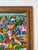 1970’s Carlo Decimus Haitian Folk Art Fruit Market Oil on Canvas Painting, Framed For Sale In Miami - Image 6 of 12