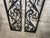 Vintage Art Deco Wrought Iron Gate Doors, 1920s, Set of 2 For Sale - Image 17 of 18