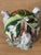 Ceramic Vintage Fitz and Floyd Sculptural Elephant Cachepot Planter With Tropical Leaves For Sale - Image 7 of 12