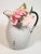 Mid-Century Modern Mid 20th Century Vintage White Swedish Style Enameled Pitcher For Sale - Image 3 of 10
