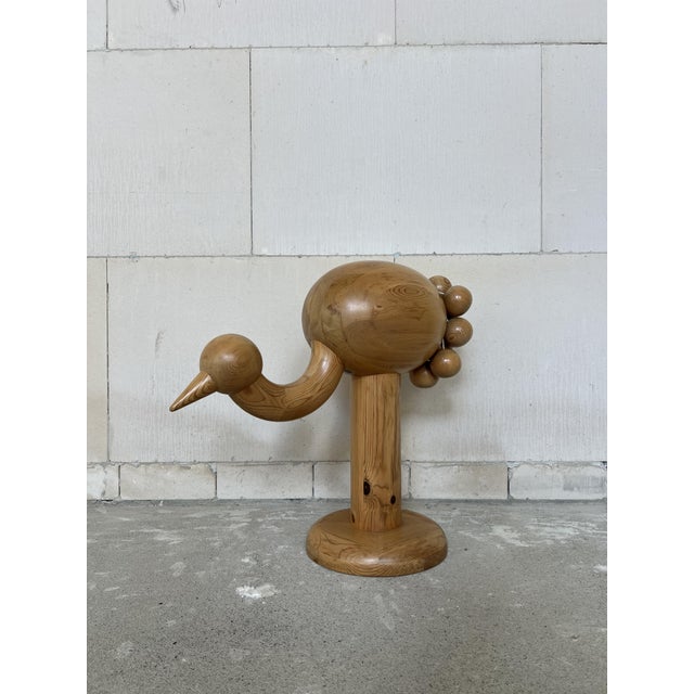 Large Wooden Ostrich from Kaija Aarikka, 1970s For Sale - Image 10 of 12