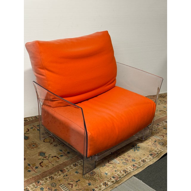 Kartell Piero Lissoni for Kartell Pop Outdoor Armchair, Orange For Sale - Image 4 of 12