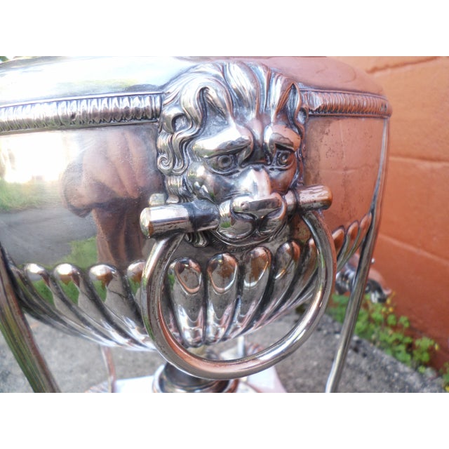 Silver English Regency Sheffield Hot Water Urn, Circa 1820. For Sale - Image 8 of 13