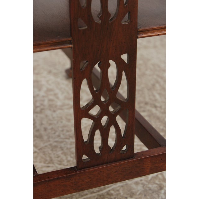 Baker Historic Charleston 4 Tier Mahogany Etagere Shelf For Sale - Image 9 of 12