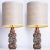 Blue and Brown Lamps from Soholm with Silk Lampshades by René Houben, 1960s, Set of 2 For Sale - Image 16 of 16
