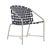 Brown Jordan Kantan Aluminum Suncloth Arm Chair, Dove frame with Marine fabric For Sale - Image 12 of 12