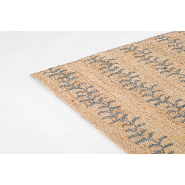 Tan Erin Gates by Momeni Orchard Blue Vine Hand Woven Rug 10'X14' For Sale - Image 8 of 11