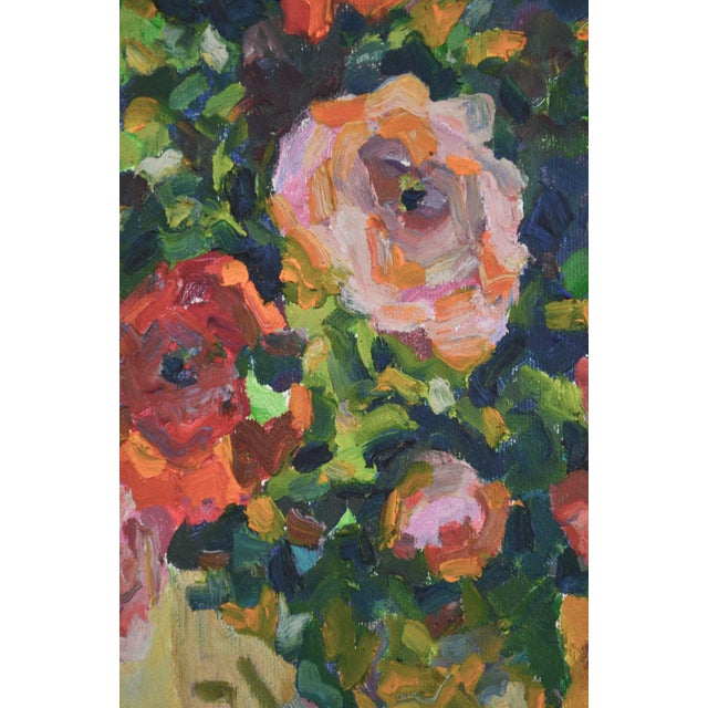 Early 21st Century Patrice Guiraud, Flower Bouquet, 2019, Oil on Canvas For Sale - Image 5 of 9