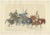 Gallant Knights of Blankenburg and Bubenberg and Mattern in Swiss Heraldic Pageantry, 1855, Paper For Sale