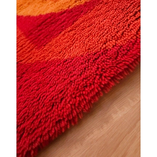 1970s Tapestry attributed to Verner Panton for Vorwerk Rug, 1970s For Sale - Image 5 of 8