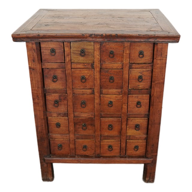 Vintage Asian Apothecary Chest For Sale