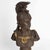 Sculpture depicting a Greek man in clothing, made of cast iron, early 20th century. Early 20th-century sculpture in the...