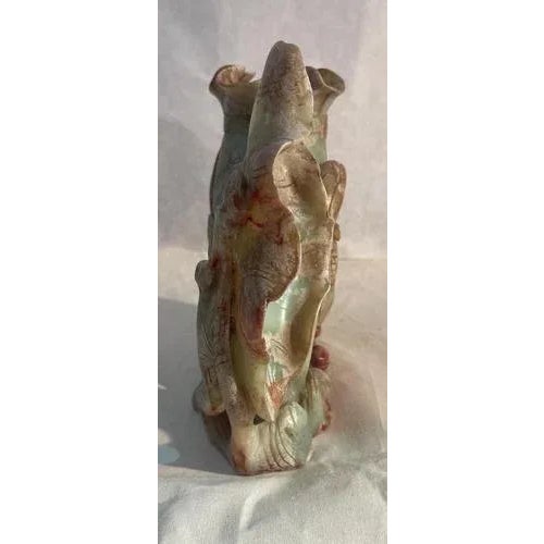 Floral Arrangement Jade Group, China, 19th Century For Sale - Image 5 of 7