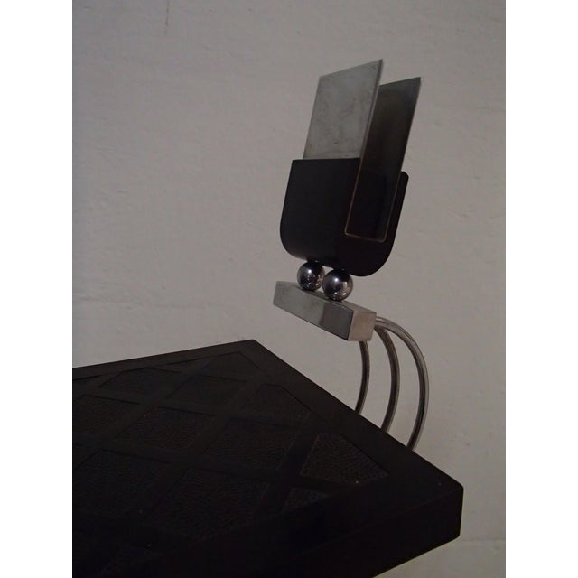 Bakelite Side Table with Ashtray and Match Holder, 1930s, in Very Good conditions. Designed 1920 to 1949