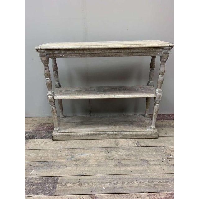 Tiered Bleached Oak Book Shelf, 19th Century For Sale - Image 14 of 14