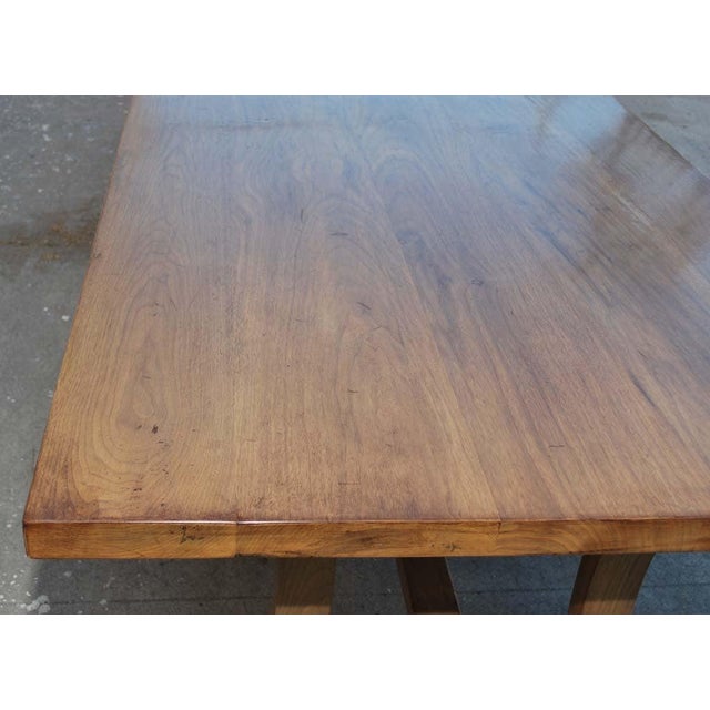 Dining Table Made from Vintage Black Walnut, Made by Petersen Antiques For Sale - Image 9 of 12