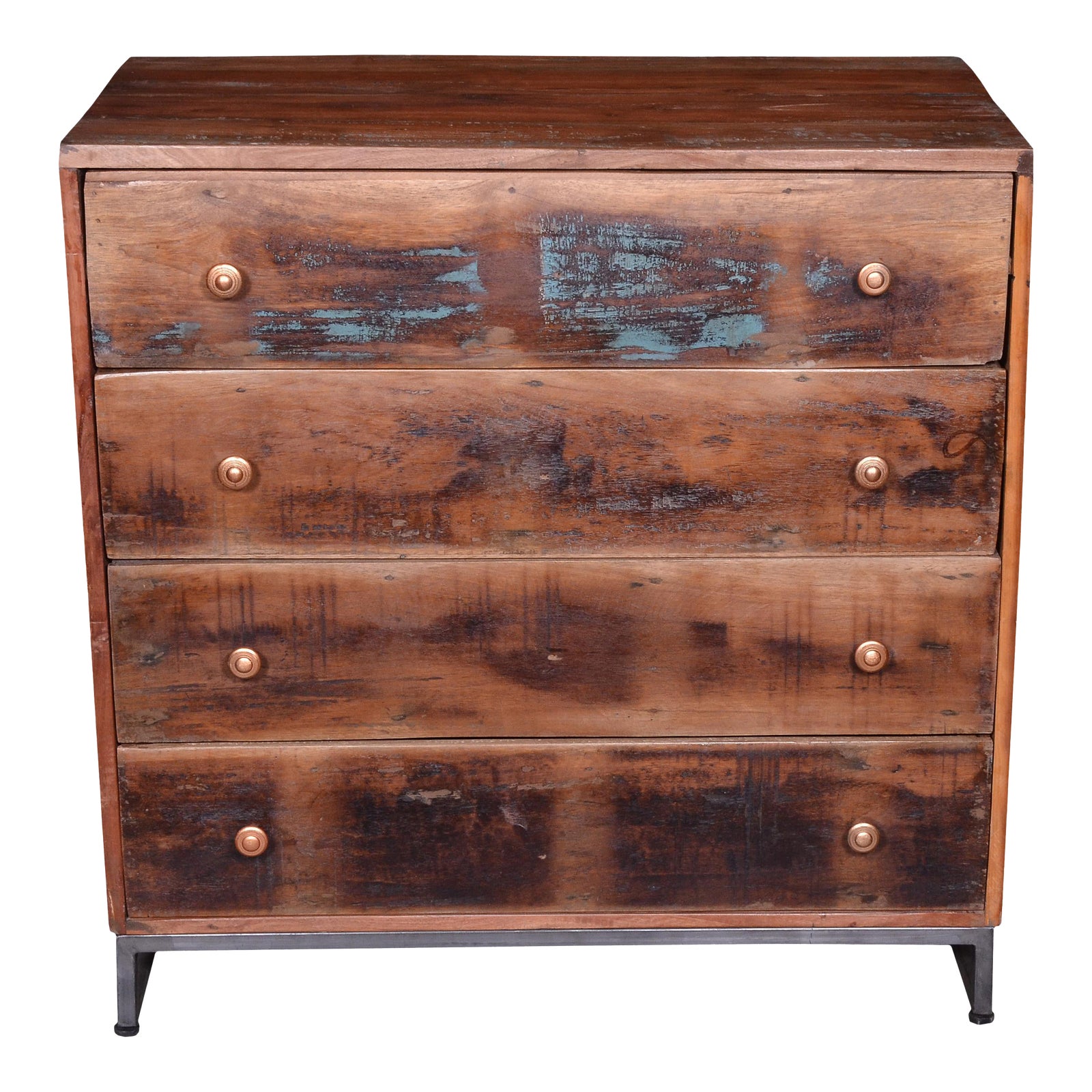 Reclaimed Wood 4 Drawer Chest Chairish