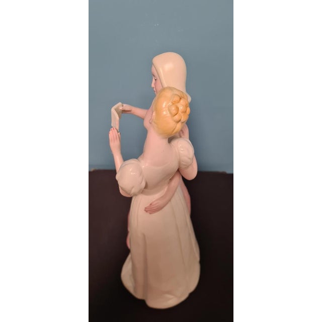 Ceramic La Lettera Figure from Ceramica Ronzan For Sale - Image 7 of 15