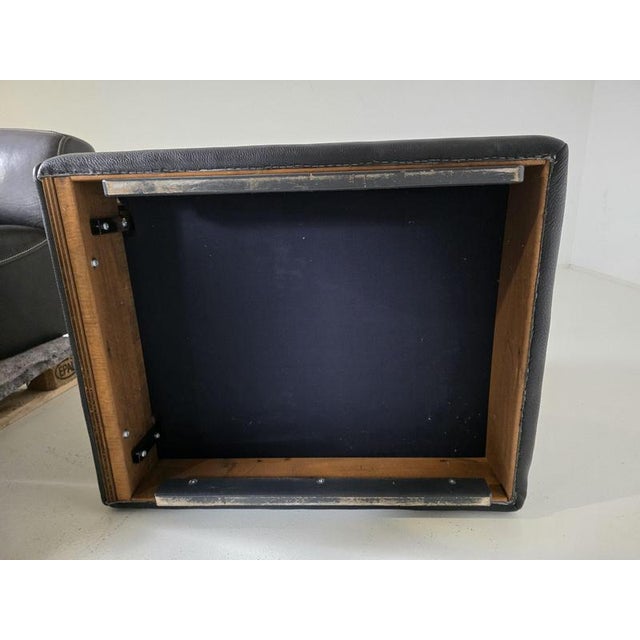 DS-15 Modular Sofa in Black Buffalo Leather from De Sede, 1970s For Sale - Image 9 of 10