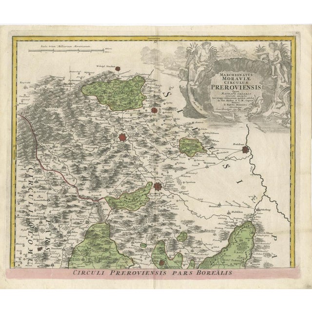 Antique Maps of Modern-Day Czech Republic, Set of 2 For Sale - Image 3 of 6