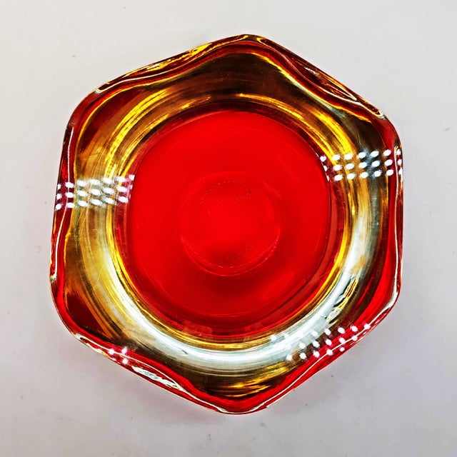 1960s Big Geode Ashtray in Murano Glass attributed to Flavio Poli for Seguso, Italy, 1960s For Sale - Image 5 of 7