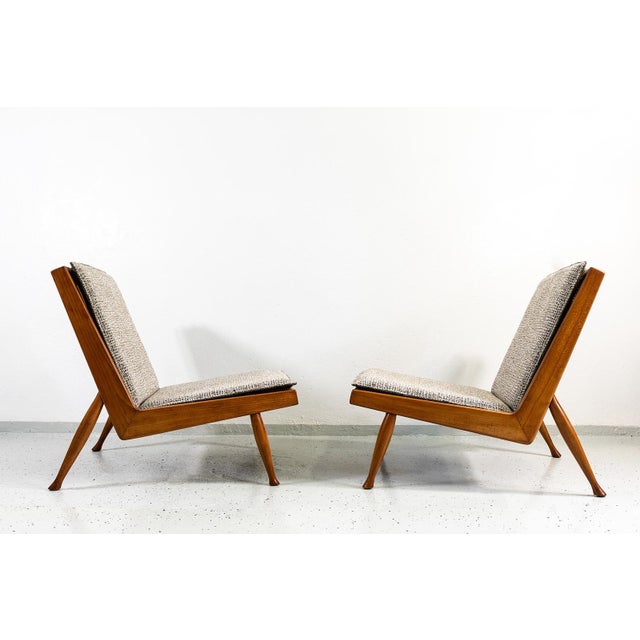 1960s Mid-Century Armchairs by Marian Grabinski for KFM, Poland, 1960s, Set of 2 For Sale - Image 5 of 18