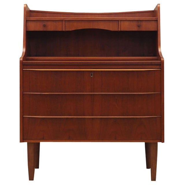 Danish Teak Secretary, 1970s For Sale