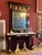 Italian Empire Mahogany and Parcel Gilt Console with Mirror and Carrara Marble Top For Sale - Image 14 of 18