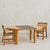 Italian Vintage Slatted Wood Dining Table with Extension For Sale - Image 4 of 11