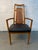 Wood Set of Six Mid 20th Century Walnut and Cane Dining Chairs by Drexel Furniture For Sale - Image 7 of 16