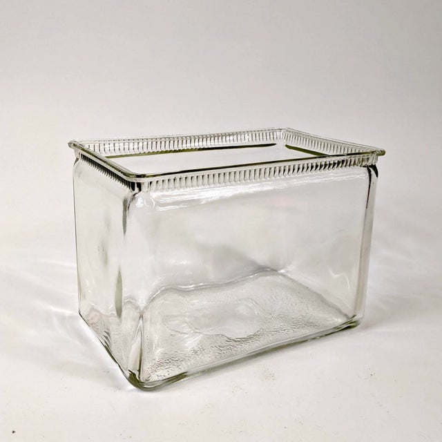 20th Century Tall Glass Container or Planter For Sale In San Francisco - Image 6 of 6
