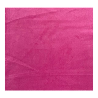 Kravet Orchid Pink Faux Velvet Fabric Remnant 2+ Yards For Sale