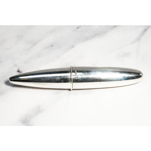 An elegant example of late Victorian craftsmanship, this sterling silver cigar sleeve case was produced by the respected...