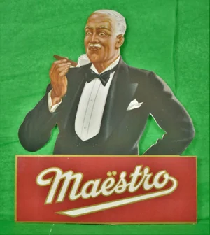 Maestro Cigar Promo Board Sign