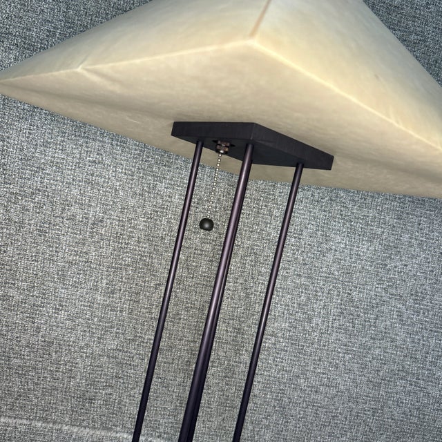 1980s Post Modern Lamp With Paper Shade For Sale In Chicago - Image 6 of 9