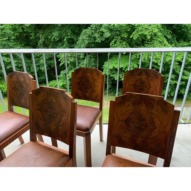 Art Deco Chairs in the style of Christian Krass, 1920s, Set of 6 For Sale - Image 16 of 18