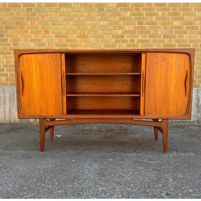 Mid-Century Modern Danish Sideboard in Teak by Tage Mølholm, 1960 For Sale - Image 3 of 7