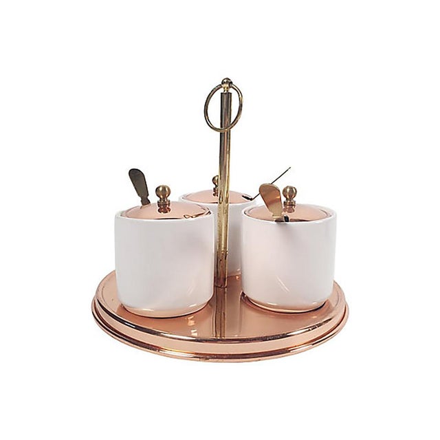 Copper Condiment Serving Set, 10 Pieces Chairish