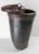 19th Century Rustic Farmhouse Green Painted Leather Fire Bucket For Sale - Image 4 of 10