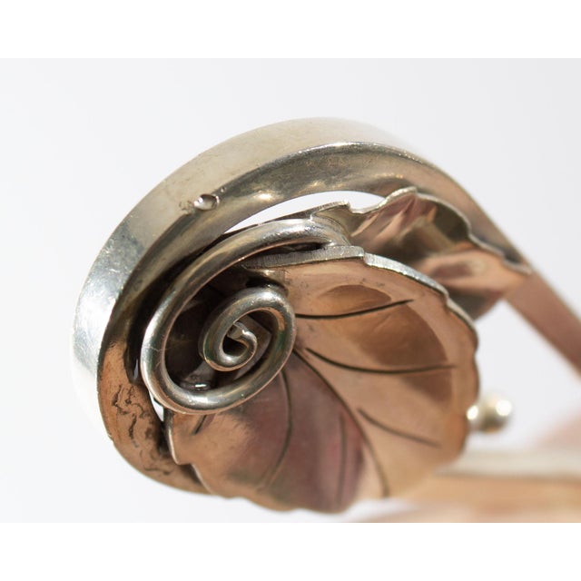 Modern Mid 20th Century Alphonse La Paglia Georg Jensen Usa Sterling Silver Serving Utensils For Sale - Image 3 of 8