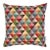 Geometric Diamonds Woven Cushion With Feather Filler - 30x30cm (12"x12") For Sale