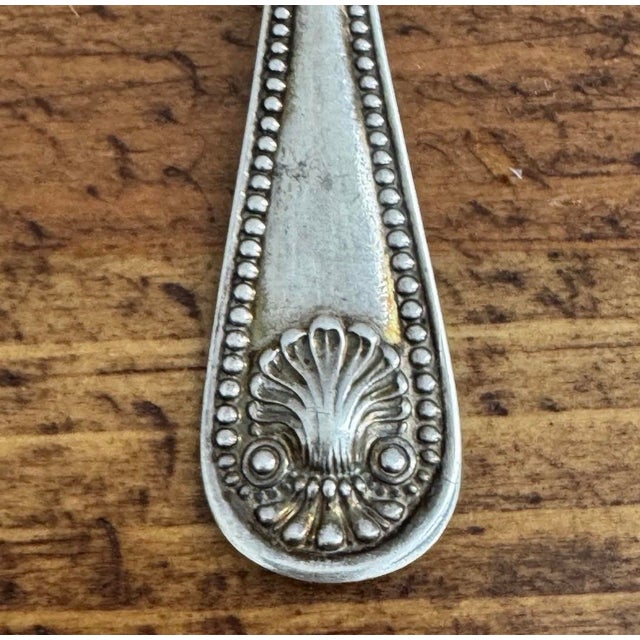 Art Deco Late 19th Century Silver Fork Pie Pastry 5 1/2" Whiting Marked Sterling For Sale - Image 3 of 6