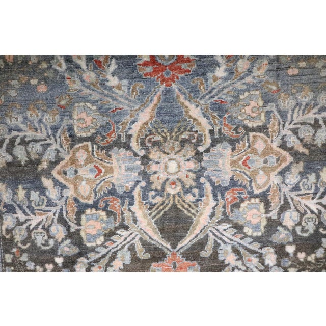 Textile Early 20th Century Persian Lilihan Wide Runner - 4'9" x 14' For Sale - Image 7 of 10