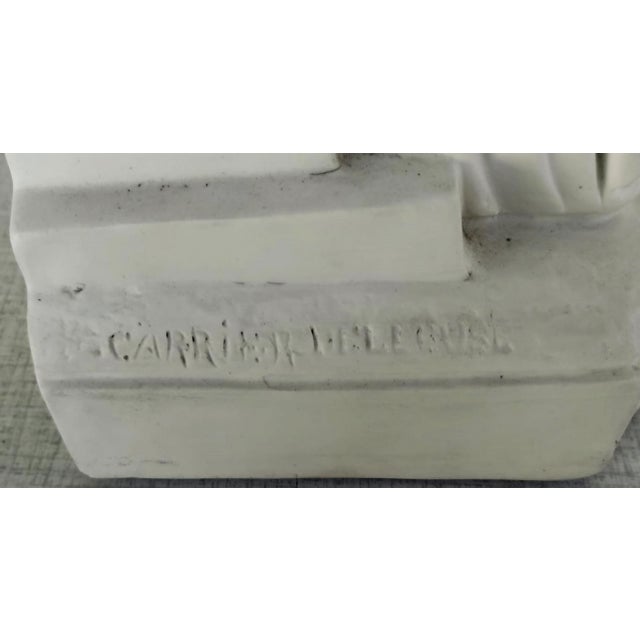 Original Biscuit Porcelain Figure, Venus with Cupid, A. E. Carrier-Belleuse, 1870s For Sale - Image 5 of 9