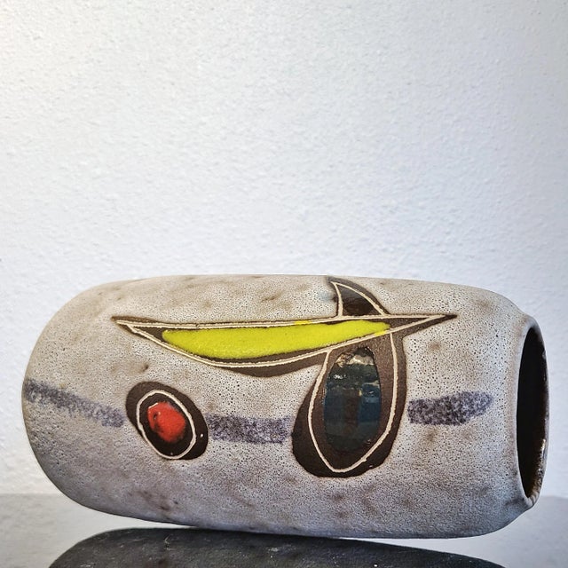 Scheurich Keramik Scheurich Abstract Fruit Motif Vase Nr. 203/26 For Sale - Image 4 of 8